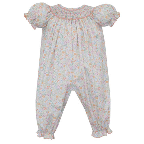 Petit Bebe - Pumpkin Floral Long Bubble