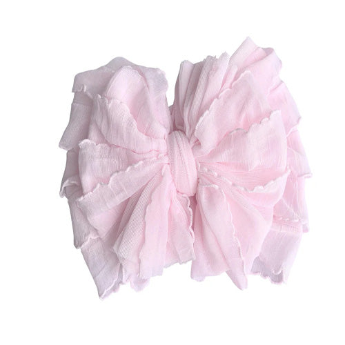 RR - RH Perfect Pink Ruffle Headband