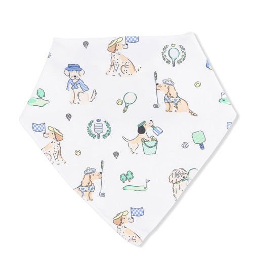 Angel Dear Country Club Green Bandana Bib