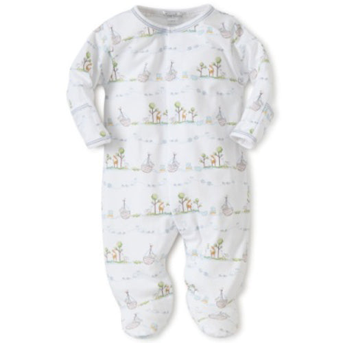 Kissy Kissy - F1635304P - Blue Noah's Arc Footie