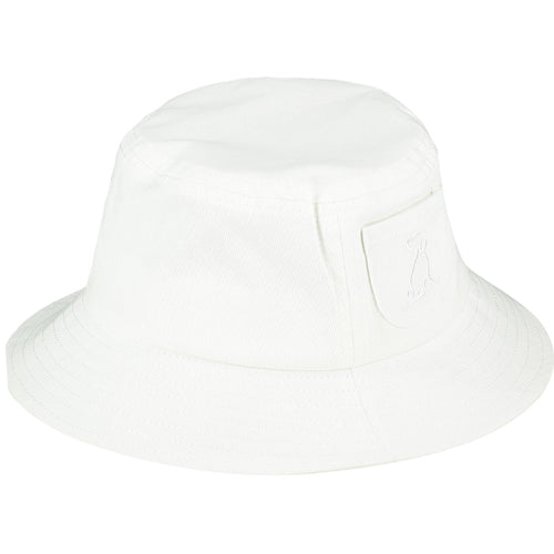 Me & Henry White Twill Bucket Hat