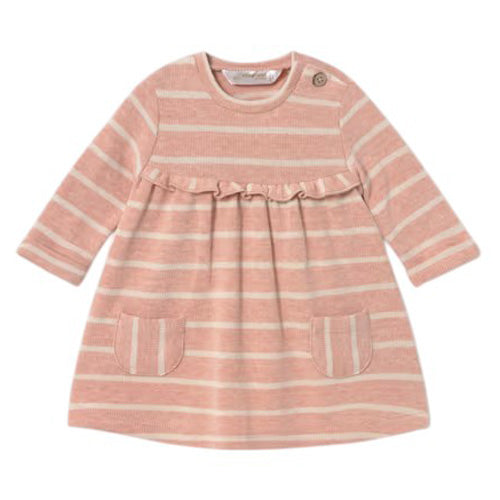 Mayoral - Dusty Rose Stripe Knit Dress