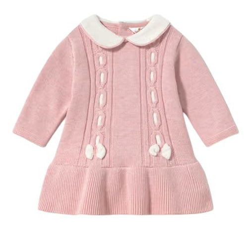Mayoral - Rose Pink Sweater Dress