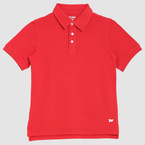 Pedal Red Pique Polo Shirt