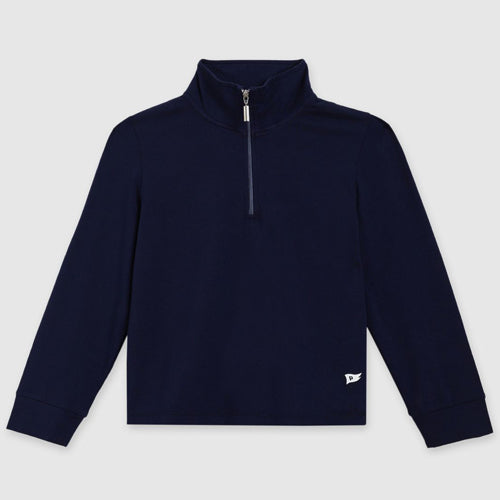 Pedal Navy Zip Pullover