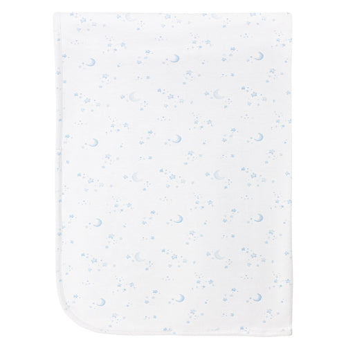 Baby Club Chic Whisper of Stars Blue Pima Cotton Blanket