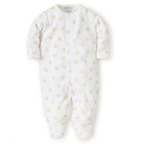 Kissy Kissy - White & Yellow Hatchlings Footie